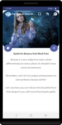 Beauty Spells - Offline android App screenshot 1